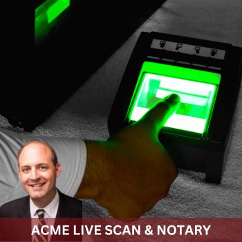Fingerprint technicians available to serve ACAMPO, California at convenient times of the day